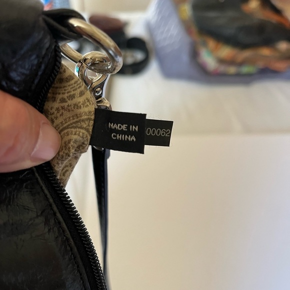 Hobo International Black Glazed Leather Casual Crossbody Handbag Clutch … - Picture 8 of 16